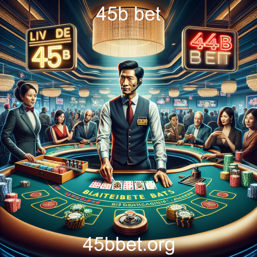 A Emoção do Cassino Ao Vivo no 45b Bet